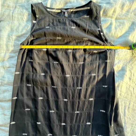 Eileen Fisher Nomadic Stripe Organic Cotton Shift Dress Small Petite Boho Beach - Picture 7 of 8